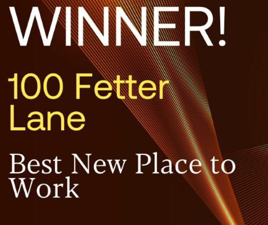 100 Fetter Lane has been named ‘Best New Place to Work’